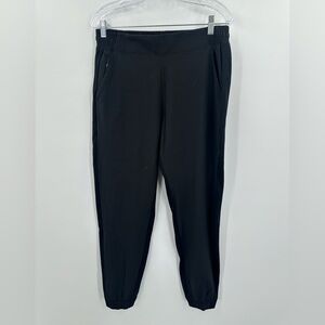 Athleta Women's Black Textured Brooklyn Jogger Pants Size 8‎